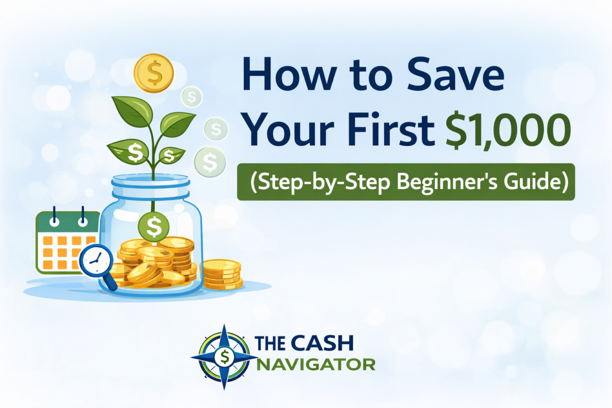 How to Save Your First $1,000 (Step-by-Step Beginner’s Guide)